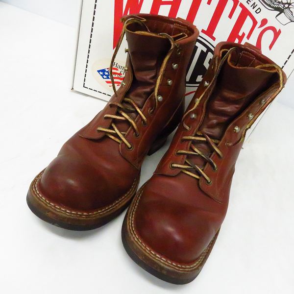 実際に弊社で買取させて頂いたWHITE'S BOOTS/ホワイツブーツ スモークジャンパー レギュラートゥ ブーツ 350BMV/9E