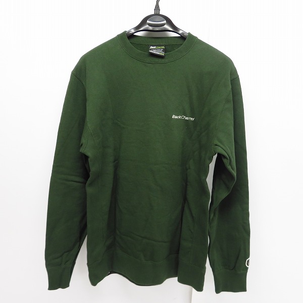 実際に弊社で買取させて頂いたBackChannel/バックチャンネル 胸刺繍ワンポイントロゴ クルーネック スウェット/L