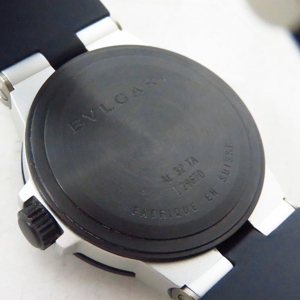 実際に弊社で買取させて頂いたBVLGARI/ブルガリ アルミニウム AL32TA クォーツ 腕時計【動作未確認】の画像 3枚目