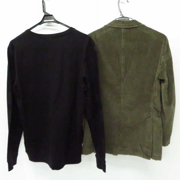 実際に弊社で買取させて頂いた【JPタグ】HUGO BOSS/ヒューゴボス 2Bテーラードジャケット/長袖カットソー 44/XL 2点セットの画像 1枚目