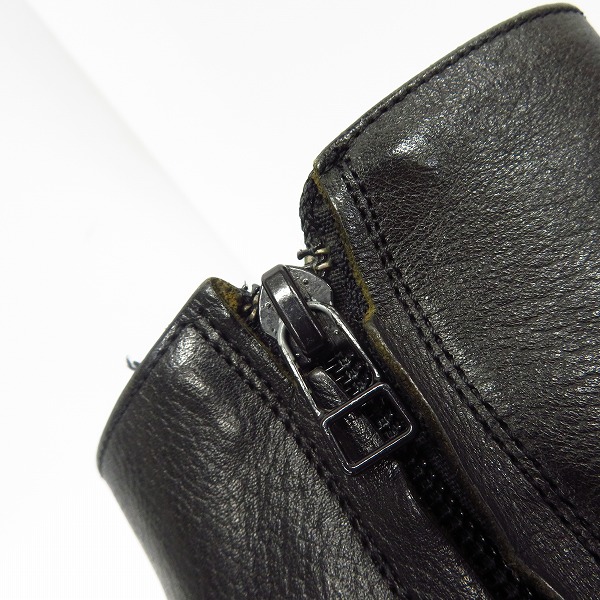 実際に弊社で買取させて頂いたalfredoBANNISTER/アルフレッドバニスター レザーブーツ サイドジップ/42の画像 6枚目