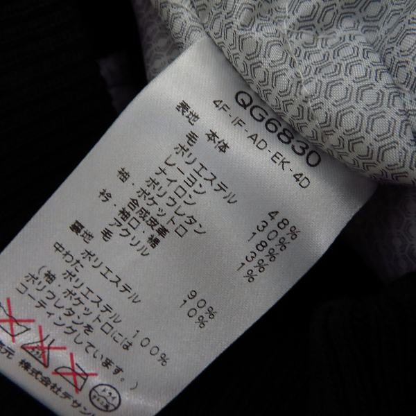 実際に弊社で買取させて頂いた【未使用】Le coq sportif/ルコック 袖切替 ヒートナビ 中綿ブルゾン/ジャケット ゴルフウェア QG6830/Mの画像 4枚目