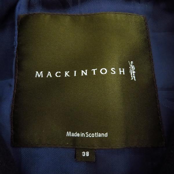 実際に弊社で買取させて頂いたMACKINTOSH/マッキントッシュ ウール Ｐコート ダークネイビー/38の画像 2枚目