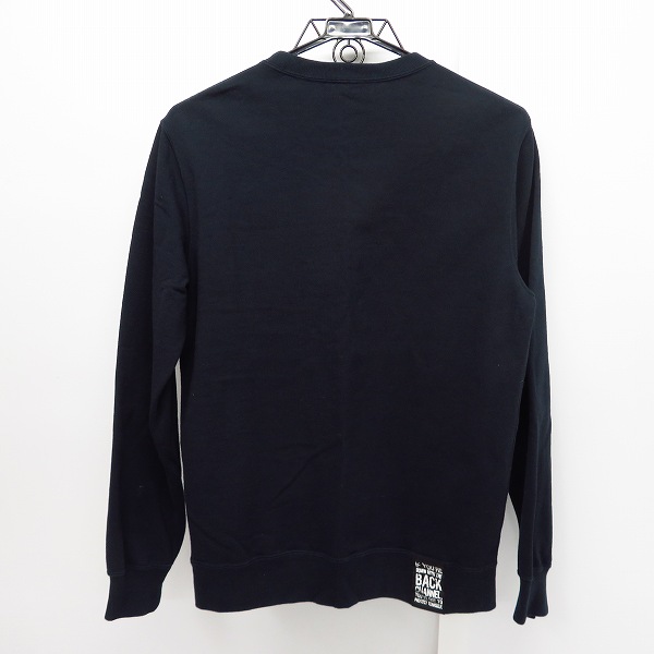 実際に弊社で買取させて頂いたBackChannel/バックチャンネル 胸ポケット ロゴ クルーネック スウェット/Mの画像 1枚目
