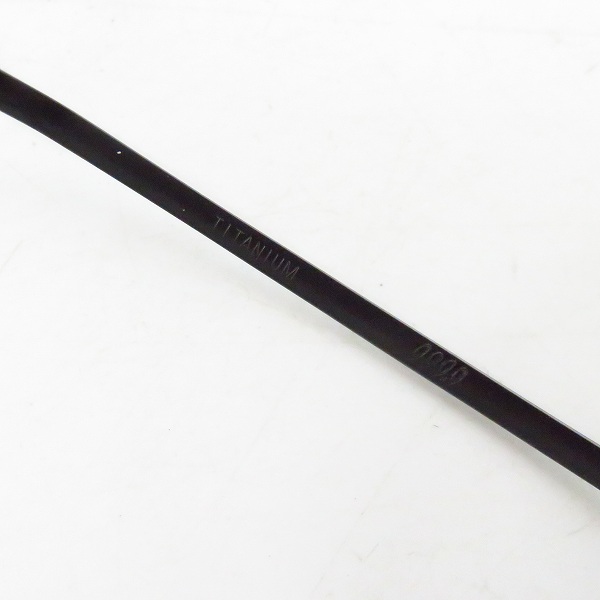 実際に弊社で買取させて頂いた999.9/フォーナインズ ワンポイントフレーム/リムレス 度入り眼鏡 O-10Tの画像 3枚目