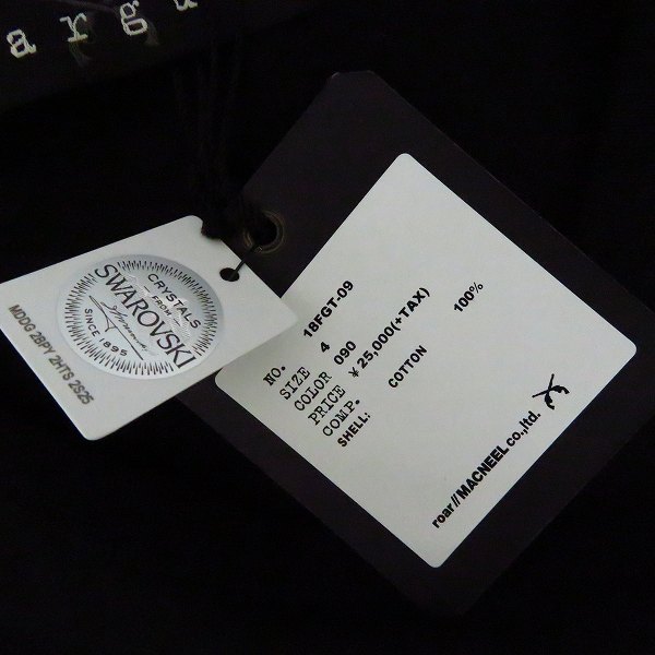 実際に弊社で買取させて頂いた【未使用】roarguns/ロアーガンズ スタッズ/スワロ "LOVEPEACE" ロングスリーブカットソー 18FGT-09/4の画像 5枚目