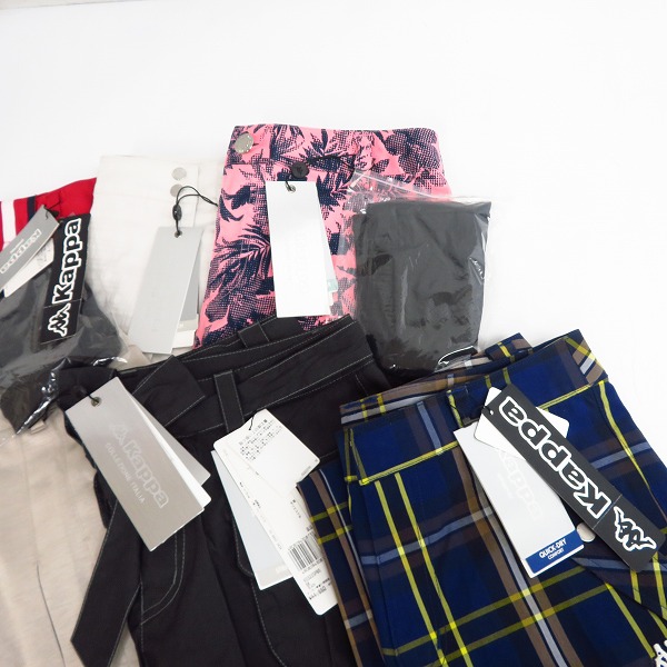 実際に弊社で買取させて頂いた【未使用】Kappa/カッパ  レディース ゴルフウエア ボタニカル柄ミニスカート/ショートパンツ等 7/6点セットの画像 5枚目