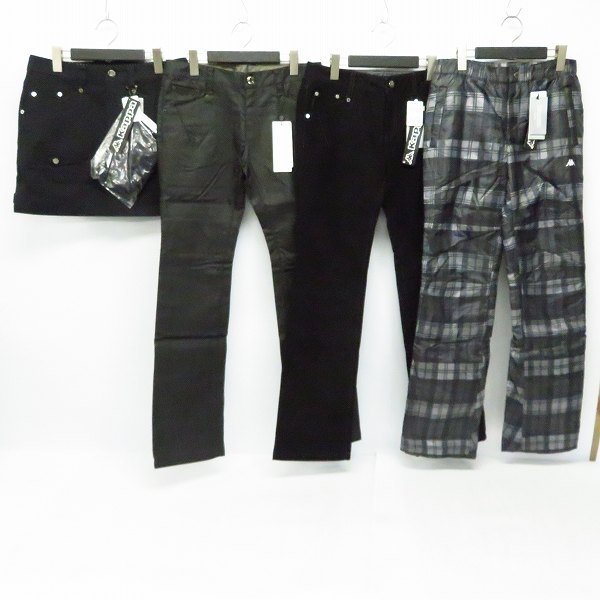 実際に弊社で買取させて頂いた【未使用】Kappa/カッパ  レディース ゴルフウエア smartec  チェックパンツ/スカート等 11/L ボトムス 4点セット