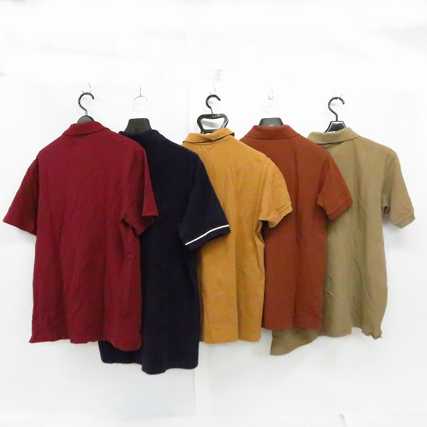実際に弊社で買取させて頂いたLACOSTE/ラコステ ハーフスリーブ/半袖 ポロシャツ Size：3/4/5 5点セットの画像 1枚目
