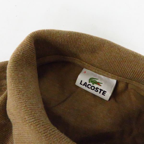 実際に弊社で買取させて頂いたLACOSTE/ラコステ ボーダー柄 等 ハーフスリーブ/半袖 ポロシャツ Size：3/4 5点セットの画像 4枚目