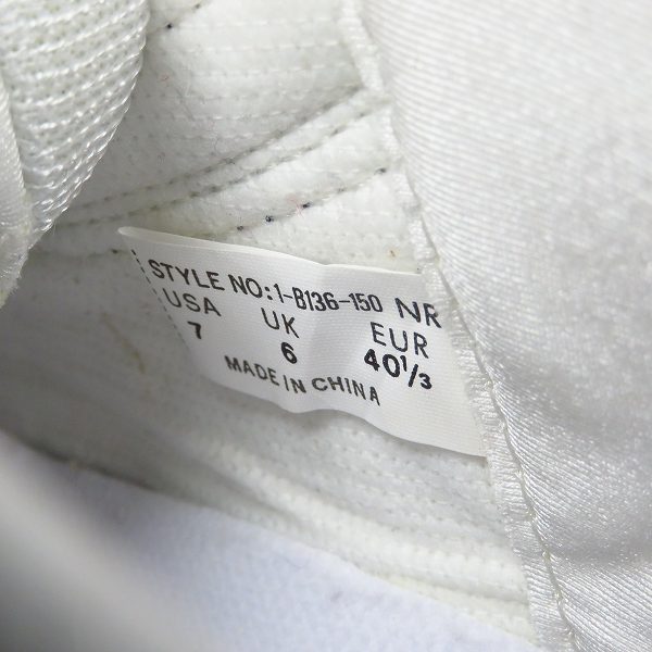 実際に弊社で買取させて頂いた【観賞用】FILA/フィラ GRANT HILL MID/グランドヒル バッシュ スニーカー FS6CB1101/US7の画像 5枚目