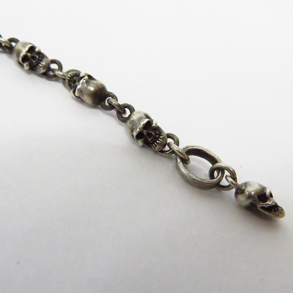 実際に弊社で買取させて頂いたSTANLEY GUESS/スタンリーゲス スカルリンク ネックレス 22インチの画像 2枚目