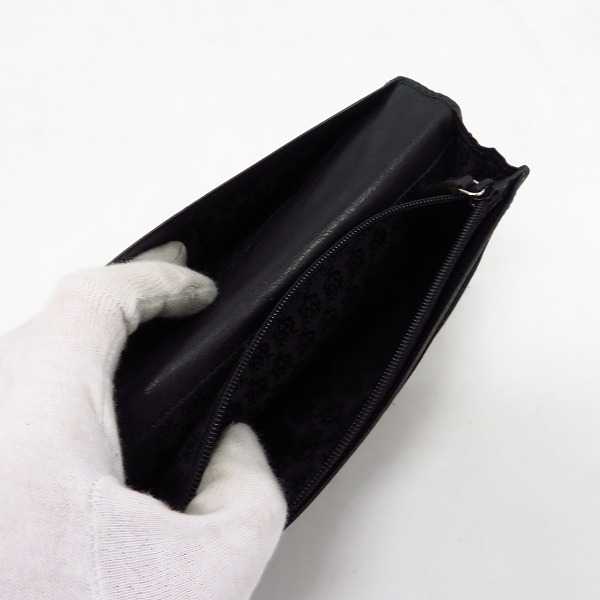 実際に弊社で買取させて頂いたdunhill/ダンヒル SIDECAR/サイドカー  レザー 二つ折り 長財布 QD1010Aの画像 4枚目