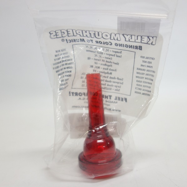 実際に弊社で買取させて頂いた【美品】KELLY/ケリー ユーフォニアム・マウスピース 5G クリスタルレッド