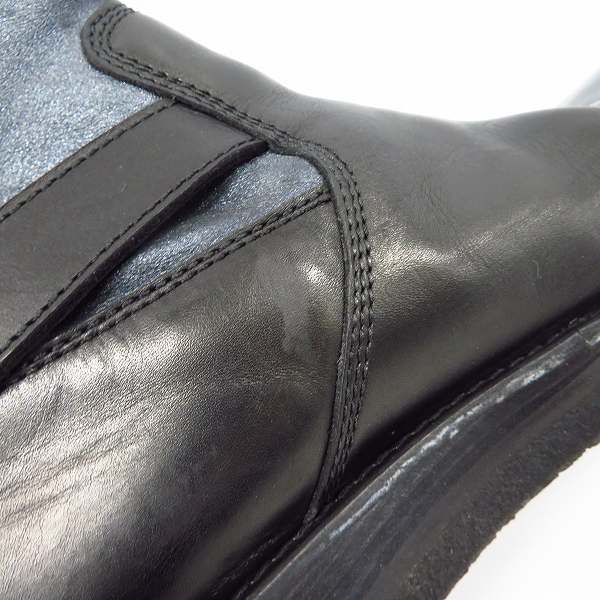 実際に弊社で買取させて頂いたGIORGIO ARMANI/ジョルジオ アルマーニ 内ボア レザーブーツ Size：41の画像 6枚目