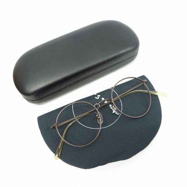 実際に弊社で買取させて頂いた白山眼鏡店/ハクサンガンキョウテン ラウンド型 チタンメガネフレームの画像 7枚目