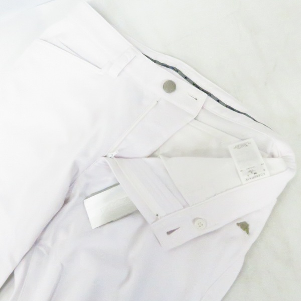 実際に弊社で買取させて頂いた【未使用】Kappa/カッパ ゴルフ ストレッチ裏起毛 防風ロングパンツ ホワイト KC652PA15/Oの画像 2枚目