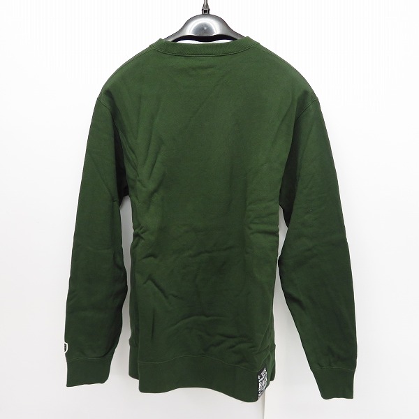 実際に弊社で買取させて頂いたBackChannel/バックチャンネル 胸刺繍ワンポイントロゴ クルーネック スウェット/Lの画像 1枚目