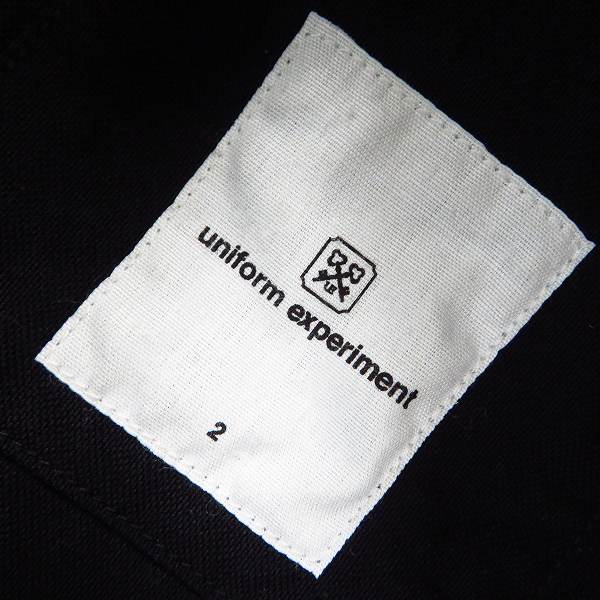 実際に弊社で買取させて頂いたuniform experiment/ユニフォームエクスペリメント ナンバリング/ペイント コットン長袖シャツ UE-167042/2の画像 4枚目