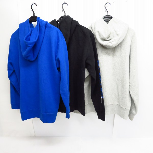 実際に弊社で買取させて頂いたFAT/エフエーティー NINE/ナイン 他 ジップアップ/プルオーバー パーカー XL/JUMBO 3点セットの画像 1枚目