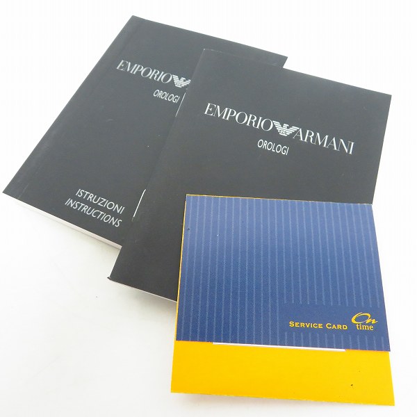 実際に弊社で買取させて頂いたEMPORIO ARMANI/エンポリオアルマーニ　クオーツ 腕時計 AR0231【動作未確認】の画像 6枚目