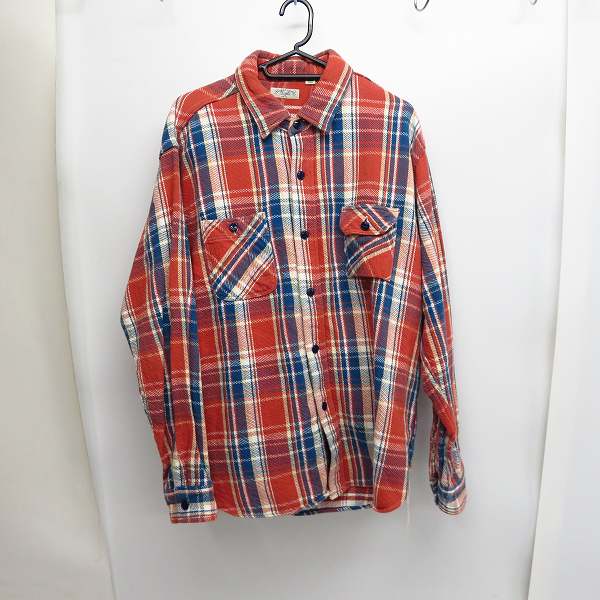 実際に弊社で買取させて頂いたSUGAR CANE/シュガーケーン ツイル チェック ワークシャツ SC27996/L