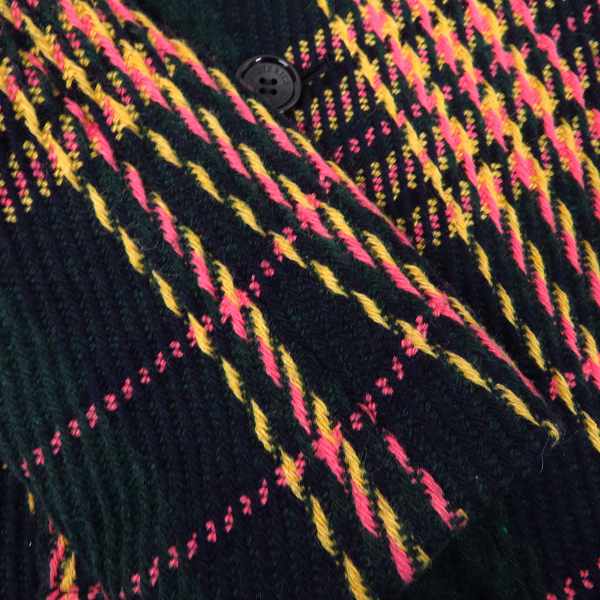 実際に弊社で買取させて頂いたHYSTERICS/ヒステリックス チェック ロングチェスターコート 05193AC02/FREEの画像 5枚目