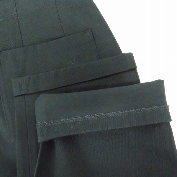 実際に弊社で買取させて頂いたMARNI/マルニ コットン スラックスパンツ ダークグリーン/44の画像 7枚目