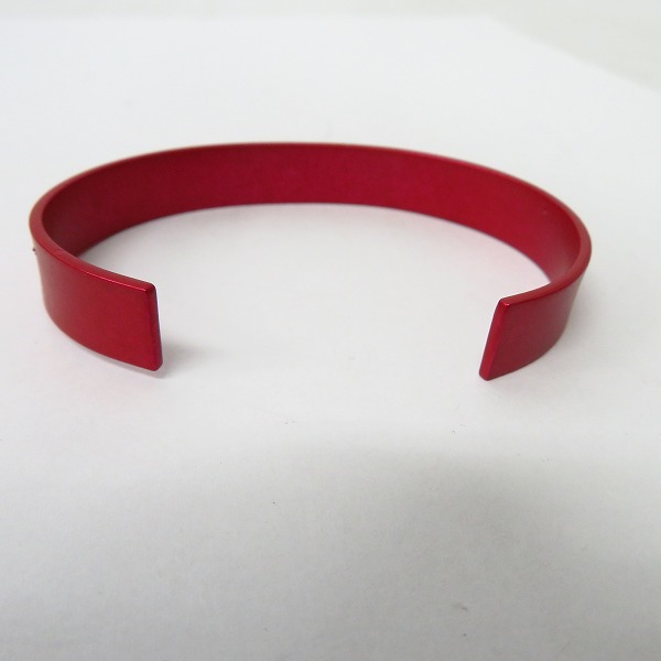 実際に弊社で買取させて頂いたroarguns/ロアーガンズ NO WAR NO KILLS NO GUNS BANGLE バングル レッド 18FGQ-25の画像 3枚目