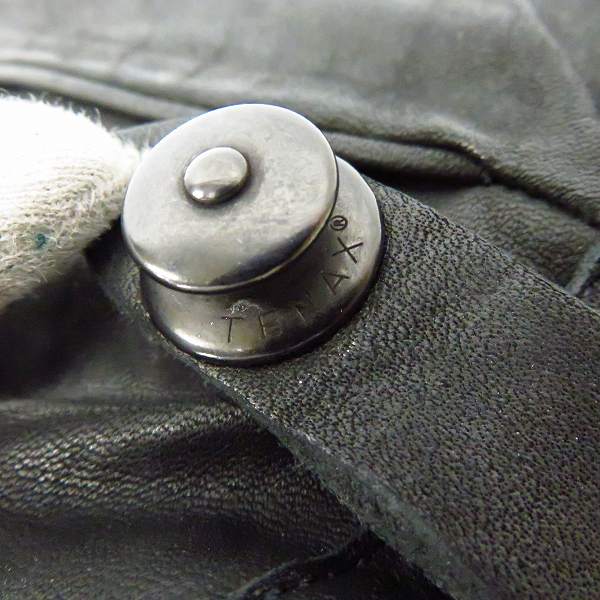 実際に弊社で買取させて頂いたBACKLASH/バックラッシュ ダブルショルダーフルタンニン製品染めウエストホルダーバッグの画像 4枚目