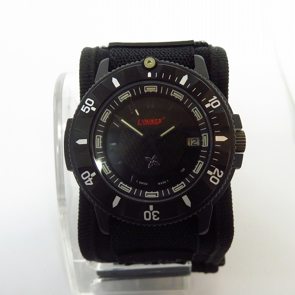 実際に弊社で買取させて頂いたLUMINOX/ルミノックス 影/シャドウ 手裏剣 日米限定モデル/500本限定 デイト LSC-003【動作未確認】の画像 1枚目