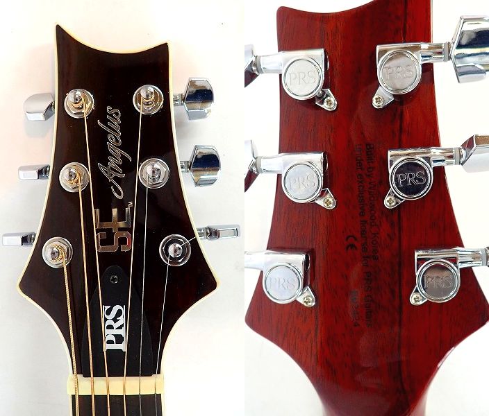 実際に弊社で買取させて頂いた★【美品】PAUL REED SMITH/PRS SE Angelus custom エレアコ/アコースティックギター ハードケース付きの画像 2枚目