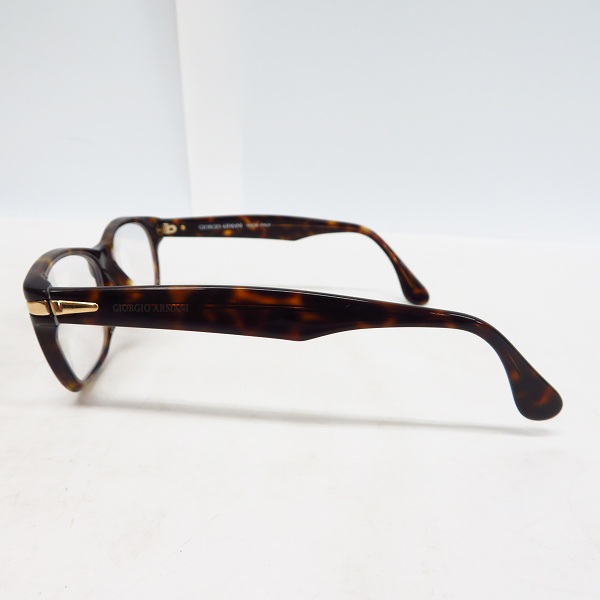 実際に弊社で買取させて頂いたGIORGIO ARMANI/ジョルジオアルマーニ イタリア製 鼈甲柄 メガネフレーム 832 063の画像 2枚目