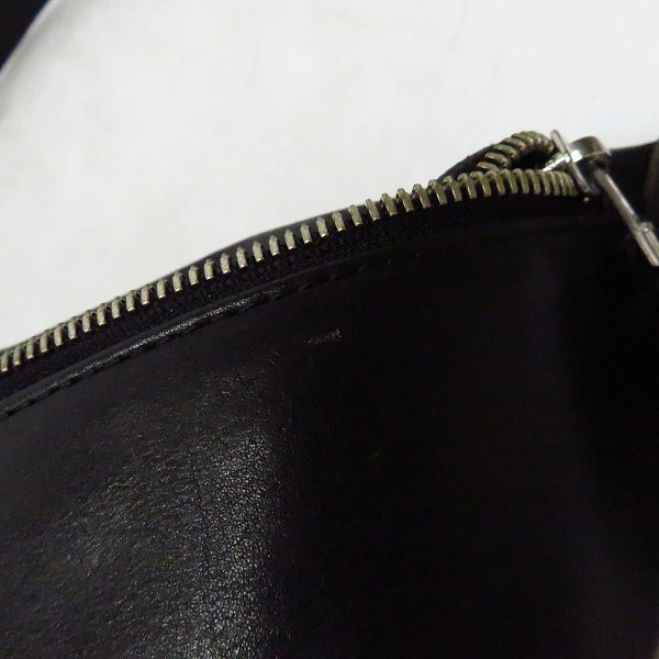 実際に弊社で買取させて頂いたLAD MUSICIAN/ラッドミュージシャン レザーショルダーバッグ/ボディバッグ ブラックの画像 7枚目