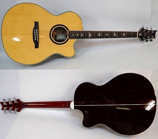 実際に弊社で買取させて頂いた★【美品】PAUL REED SMITH/PRS SE Angelus custom エレアコ/アコースティックギター ハードケース付きの画像 1枚目