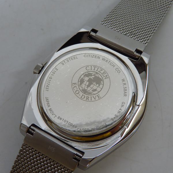 実際に弊社で買取させて頂いたCITIZEN/シチズン RETRO/レトロ 復刻 プロトタイプデザイン ソーラー 腕時計 BM8541-91Eの画像 3枚目