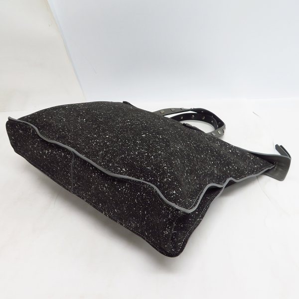 実際に弊社で買取させて頂いたJIMMY CHOO/ジミーチュウ GABLE レザー スタッズ付きハンドル トート/ハンドバッグの画像 2枚目