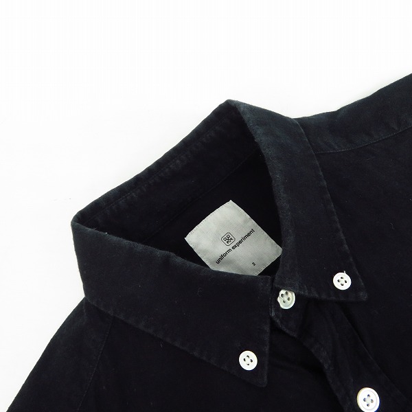 実際に弊社で買取させて頂いたUE/ユニフォームエクスペリメント SLIM FIT SPRAY CHAMBRAY B.D SHIRT/スプレー シャンブレーシャツ  UE-123041/2の画像 4枚目