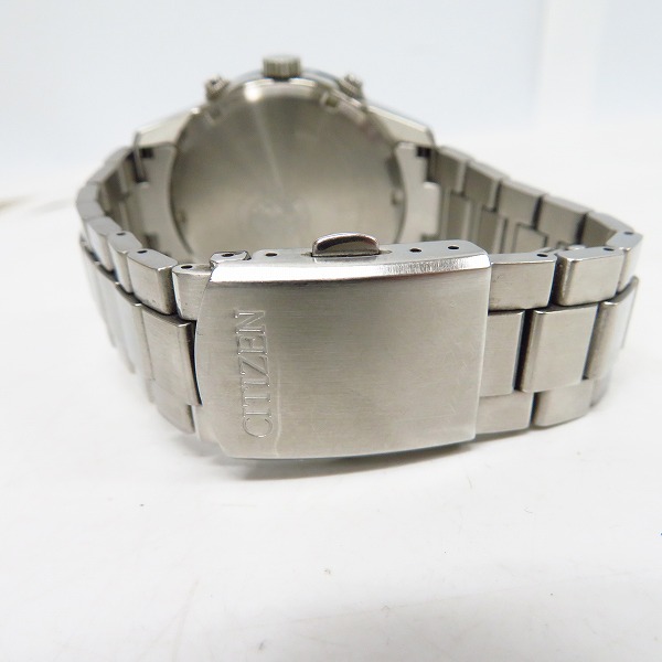実際に弊社で買取させて頂いたCITIZEN/シチズン ECO DRIVE/エコドライブ クロノグラフ E820-S083460の画像 2枚目