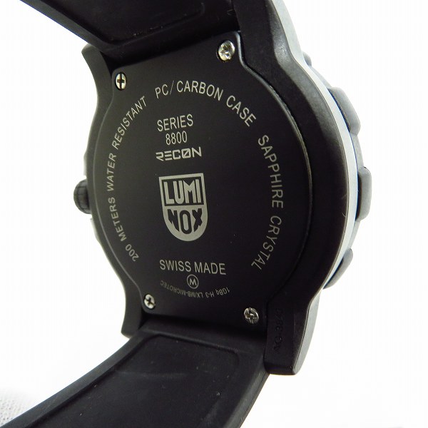 実際に弊社で買取させて頂いたLUMINOX/ルミノックス アナログ/ラバーベルト/ルミノックス　RECON/8800 腕時計の画像 3枚目