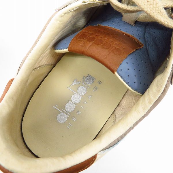 実際に弊社で買取させて頂いたDIADORA/ディアドラ HERITAGE/ヘリテージ スエード コンビ スニーカー 1011846/28.0の画像 4枚目