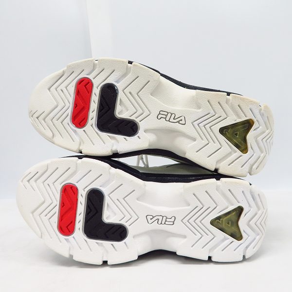 実際に弊社で買取させて頂いた【観賞用】FILA/フィラ GRANT HILL MID/グランドヒル バッシュ スニーカー FS6CB1101/US7の画像 2枚目