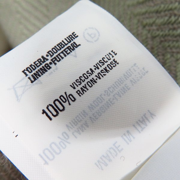 実際に弊社で買取させて頂いたEMPORIO ARMANI/エンポリオアルマーニ 3B テーラードジャケット/38の画像 5枚目