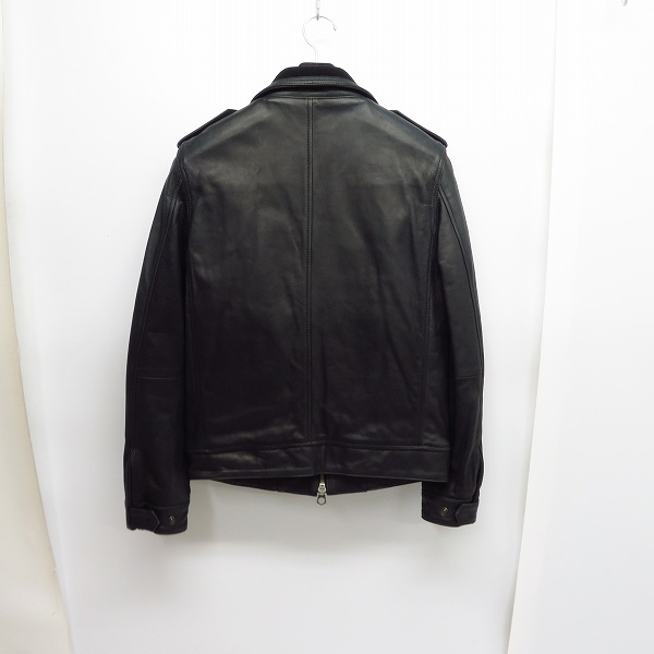 実際に弊社で買取させて頂いたLOUNGE LIZARD/ラウンジリザード カウハイド レザー シングル ライダース ジャケット/1の画像 1枚目