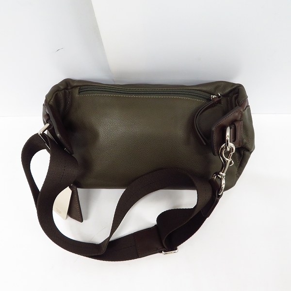 ✨美品✨コーチ　トンプソン　レザー　シティ　パック　ボディバッグ　レザー　カーキ COACH/コーチ】 トンプソン 70716 ボディバッグ レザー/パンチング