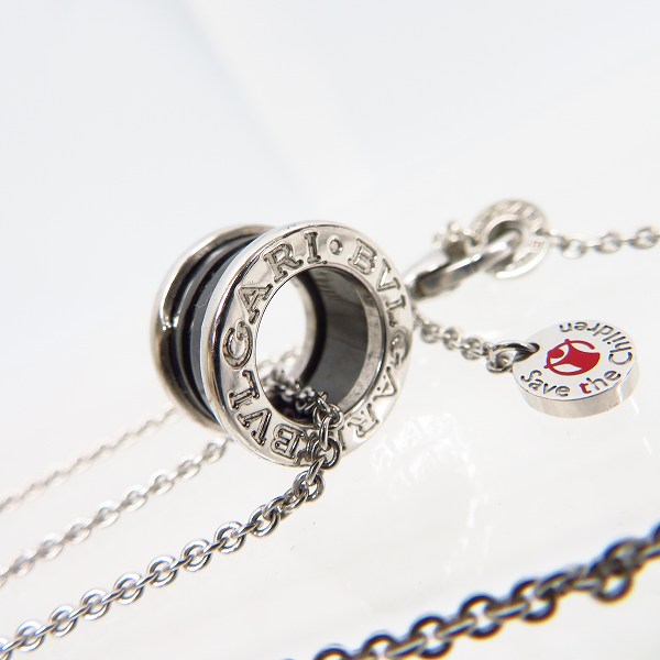 実際に弊社で買取させて頂いたBVLGARI/ブルガリ B-zero1 SAVE THE CHILDREN セーブ ザ チルドレン ネックレス SV925×セラミック