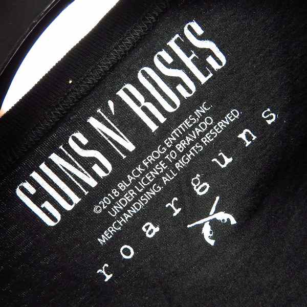 実際に弊社で買取させて頂いた【未使用】roarguns/ロアーガンズ "Guns N' Roses" PISTOL PRINT TEE Tシャツ ブラック 18MGT-16/3の画像 2枚目