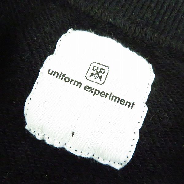 実際に弊社で買取させて頂いたuniform experiment/ユニフォームエクスペリメント 18SS INSIDE OUT PHYSICAL FITNESS スウェット UE-180042/1の画像 2枚目