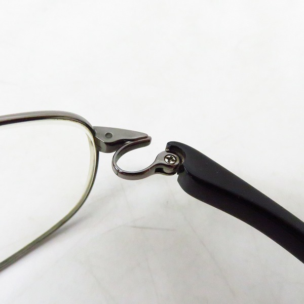 実際に弊社で買取させて頂いた999.9/フォーナインズ メタルフルリム メガネフレーム/眼鏡/アイウェア S-47T【度入り】の画像 5枚目