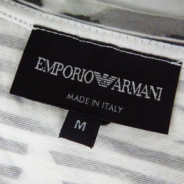 実際に弊社で買取させて頂いたEMPORIO ARMANI/エンポリオアルマーニ ハーフスリーブ/半袖 カットソー/Tシャツ M/L/XL 4点セットの画像 2枚目